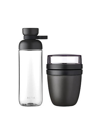 MEPAL | Set de fiambrera de 2 piezas con botella de agua ELLIPSE