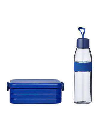 MEPAL | Fiambrera con botella de agua 2 piezas Vivid Blue