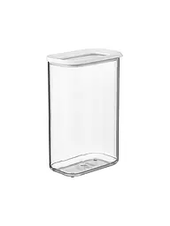 MEPAL | Bote de almacenamiento MODULA 2l Blanco | Transparente