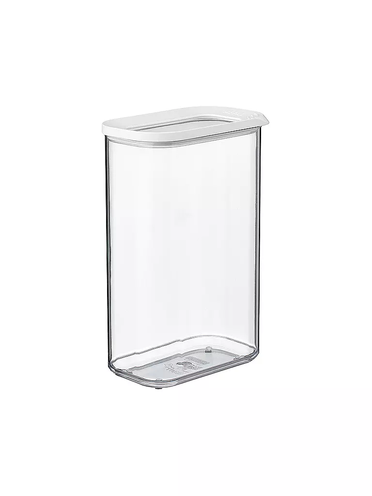 MEPAL | Bote de almacenamiento MODULA 2l Blanco | Transparente
