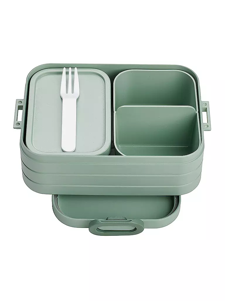 MEPAL | Fiambrera BENTO Midi Take a Break 18,5x12cm Nordic Sage | Verde