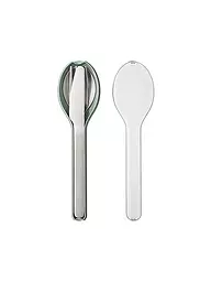 MEPAL | Juego de cubiertos ELLIPSE de 3 piezas Vivid Mauve | Verde