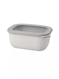 MEPAL | Recipiente hermético - Multibowl Cirqula alto 1,5 l Blanco nórdico | Crema