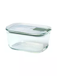 MEPAL | Recipiente hermético EASYCLIP 0,45 l de vidrio / Salvia nórdica | Transparente