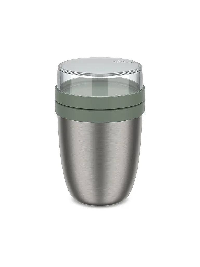 MEPAL | Thermo-Lunchpot Ellipse 0,5/0,2l Acero Inoxidable Nord Sage | Verde