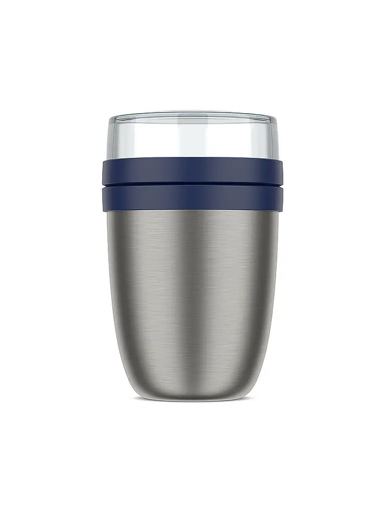 MEPAL | Thermo-Lunchpot Ellipse 0,5/0,2l Edelstahl Vivid Blue | Azul oscuro