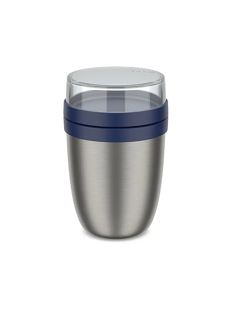 MEPAL | Thermo-Lunchpot Ellipse 0,5/0,2l Edelstahl Vivid Blue | Azul oscuro