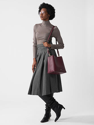 MEY | Camiseta de manga larga WOOL LOVE deep taupe
