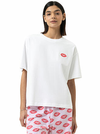MEY | Camiseta de pijama SOLID LOVE blanca