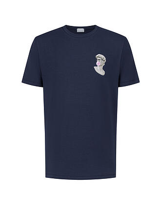 MEY | Camiseta de pijama MARBLE MUSE yacht blue