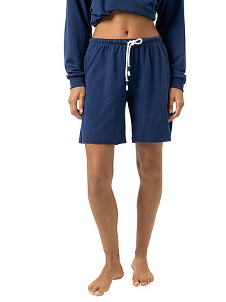 MEY | Pantalones cortos de pijama SOLID LOVE azul zodiaco