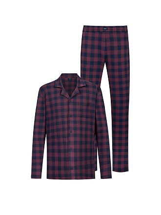 MEY | Pijama LUMBER GRID yacht blue