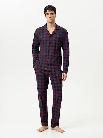 MEY | Pijama LUMBER GRID yacht blue
