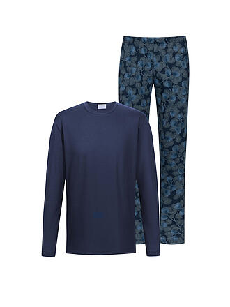 MEY | Pijama DARK LEAVES yacht blue
