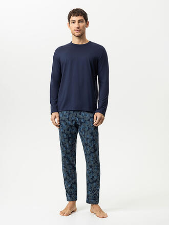 MEY | Pijama DARK LEAVES yacht blue
