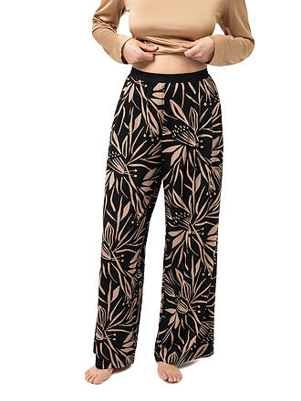 MEY | Pantalón de pijama VIVID BLOOM negro
