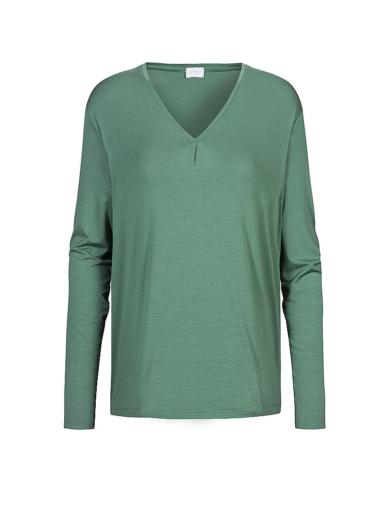 Camiseta de manga larga PURE CHIC peat moss verde L