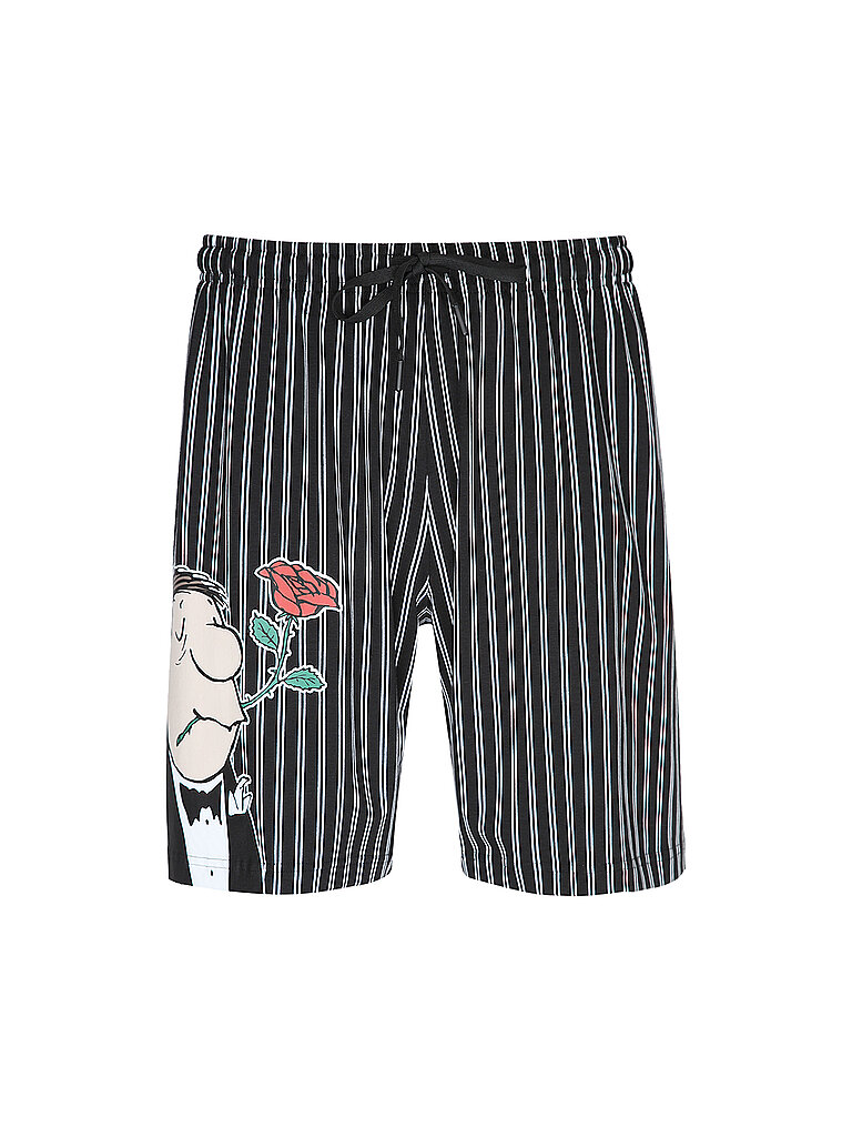 Pantalones cortos de pijama negro XL