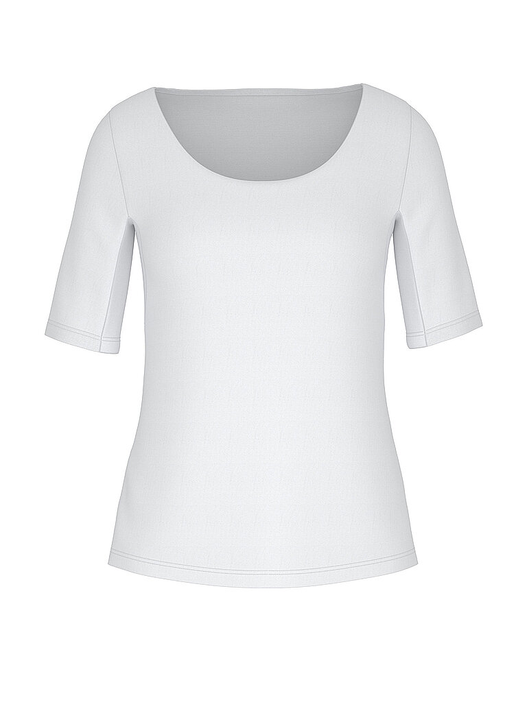 mey Camiseta BLAZERSHIRT blanca blanco