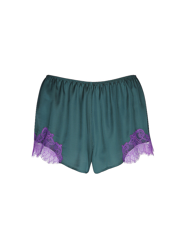mey Pantalones cortos de pijama POETRY LUXURY mystic jade verde oscuro
