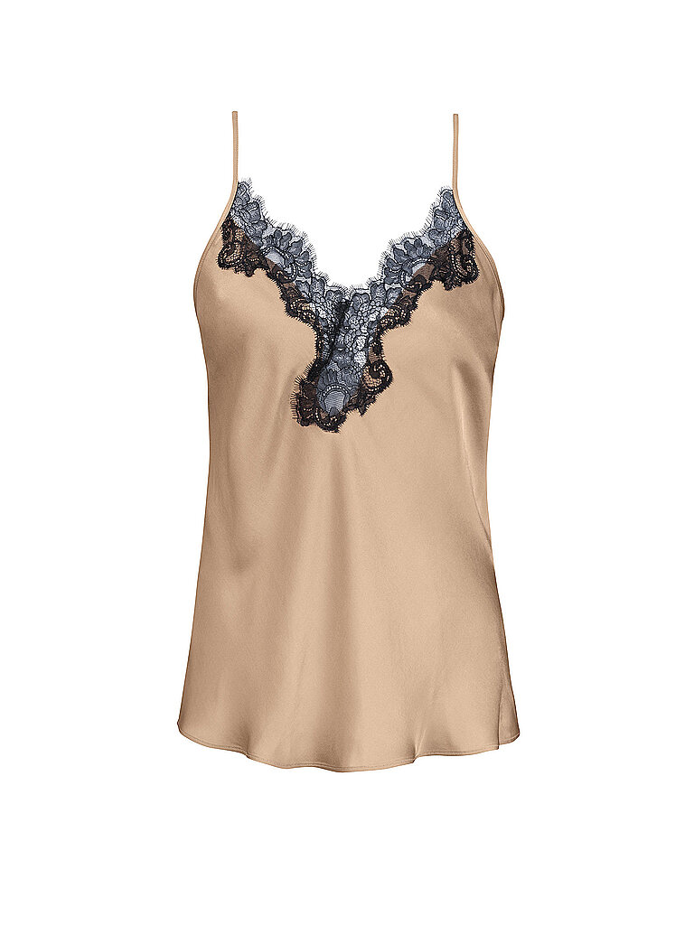 mey Top - Camisola POETRY LUXURY avellana dorada beige