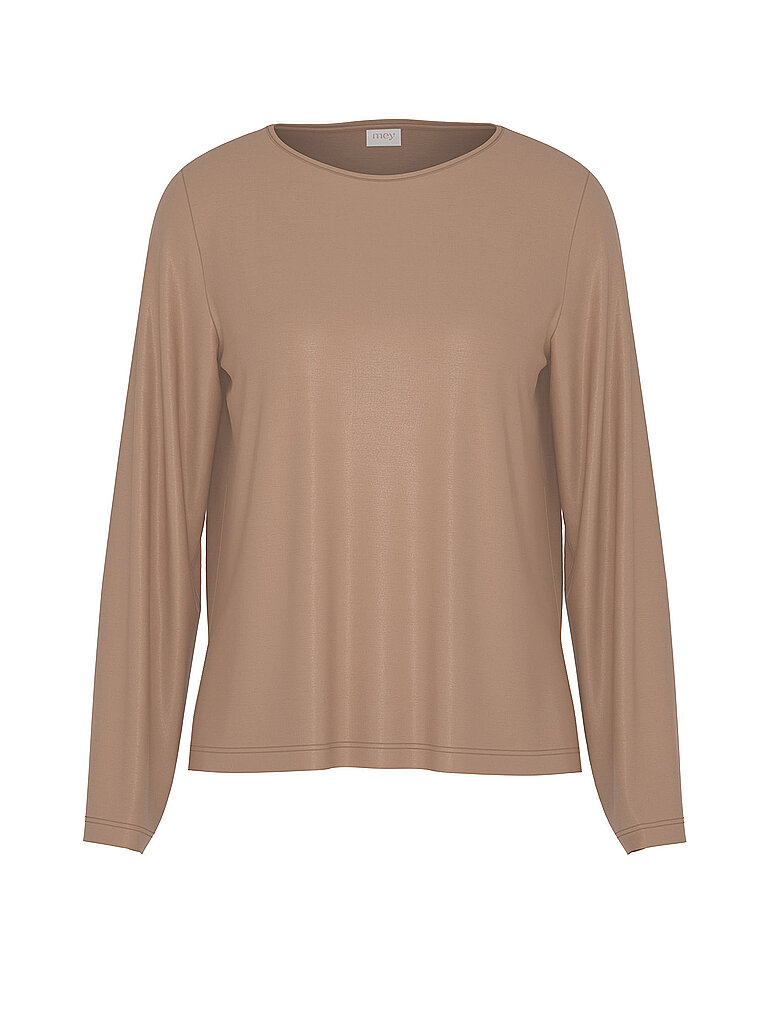 mey Pijama de manga larga PURE SHINE beige