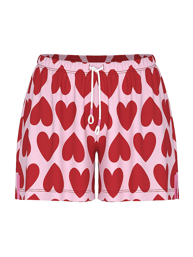 Pantalones cortos de pijama rojo L
