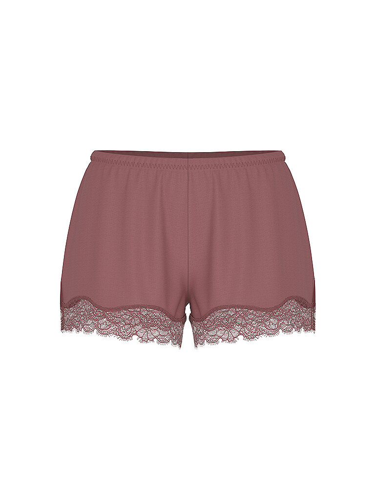 mey Pantalón corto de pijama PURE SHINE java baya