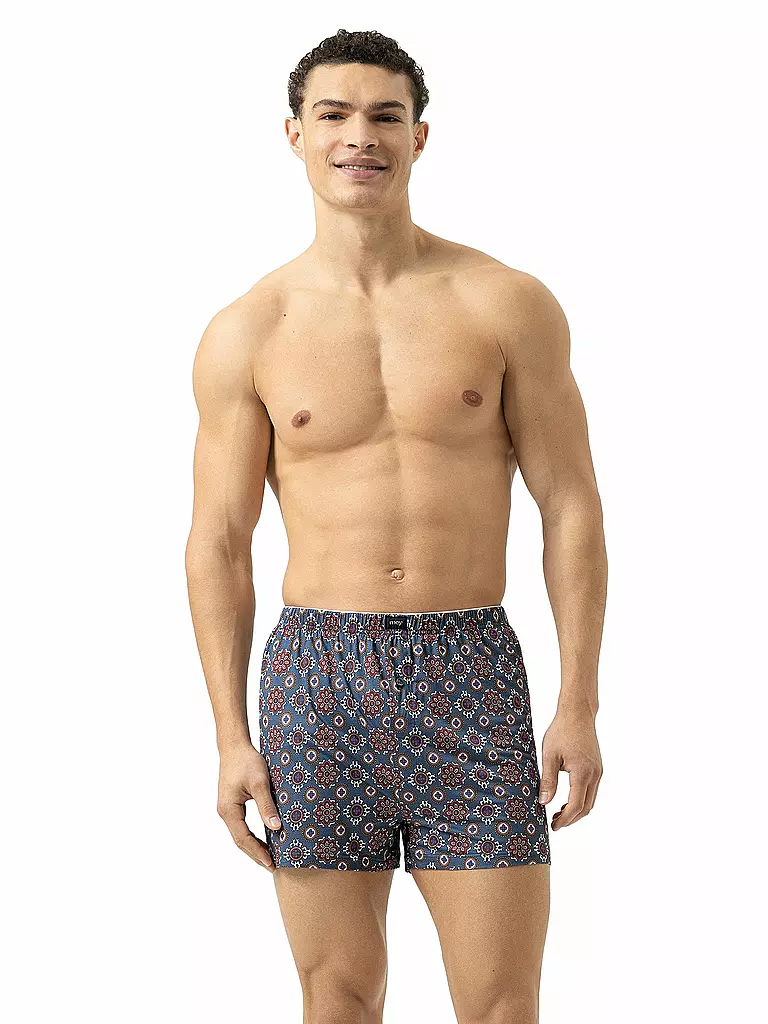 MEY | Boxershorts galactic blue | Rojo oscuro