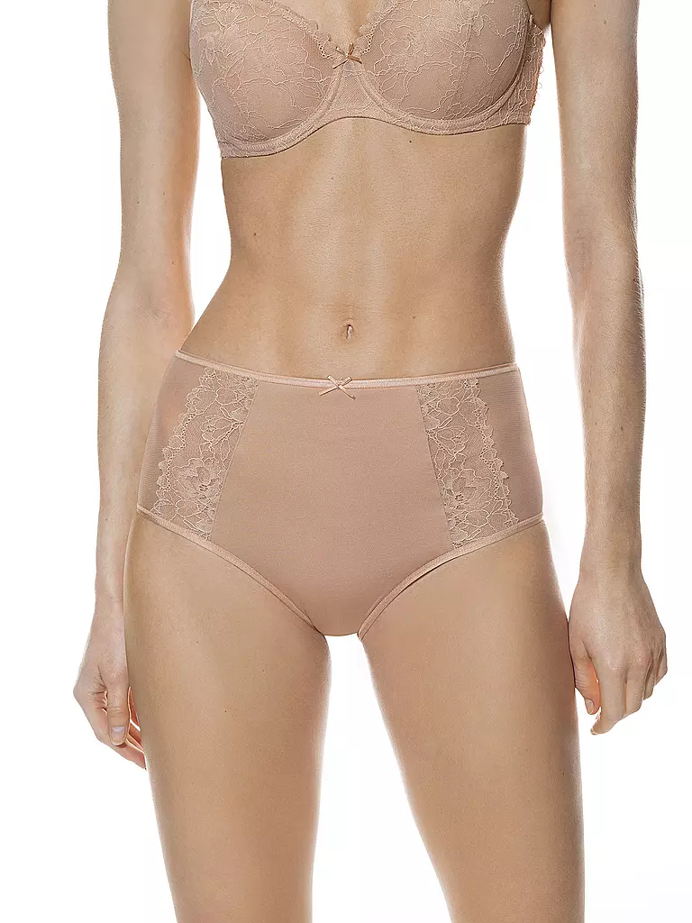 MEY | Braga de talle alto FABULOUS color crema tostado | Beige