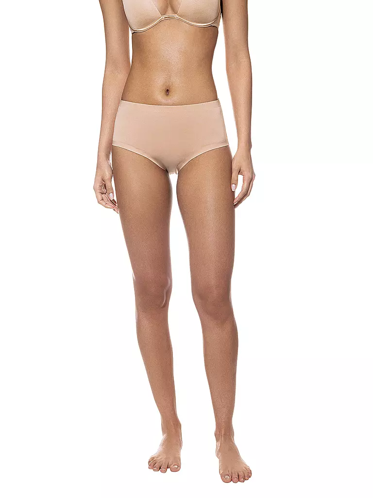 MEY | Braga de talle alto ILLUSION color crema tostado | Beige