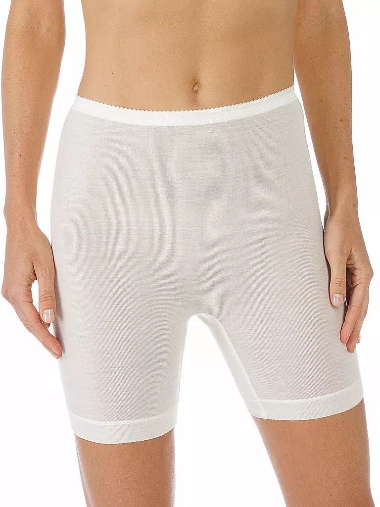 MEY | Braguitas con pierna "Exquisite" (Lana/Seda) | Crema