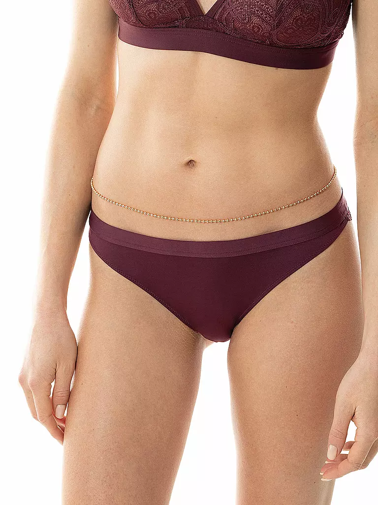 MEY | Brasil Slip indigo rose | Rojo oscuro