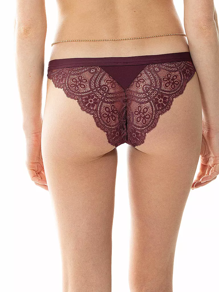 MEY | Brasil Slip indigo rose | Rojo oscuro