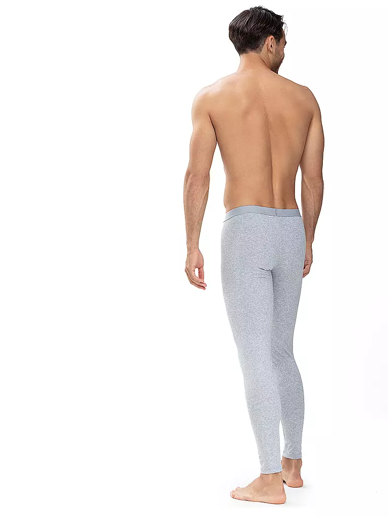 MEY | Calzoncillo largo gris claro jaspeado | 