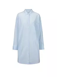 MEY | Camisón - Camisola de dormir RAYAS DE ALGODÓN | Azul claro