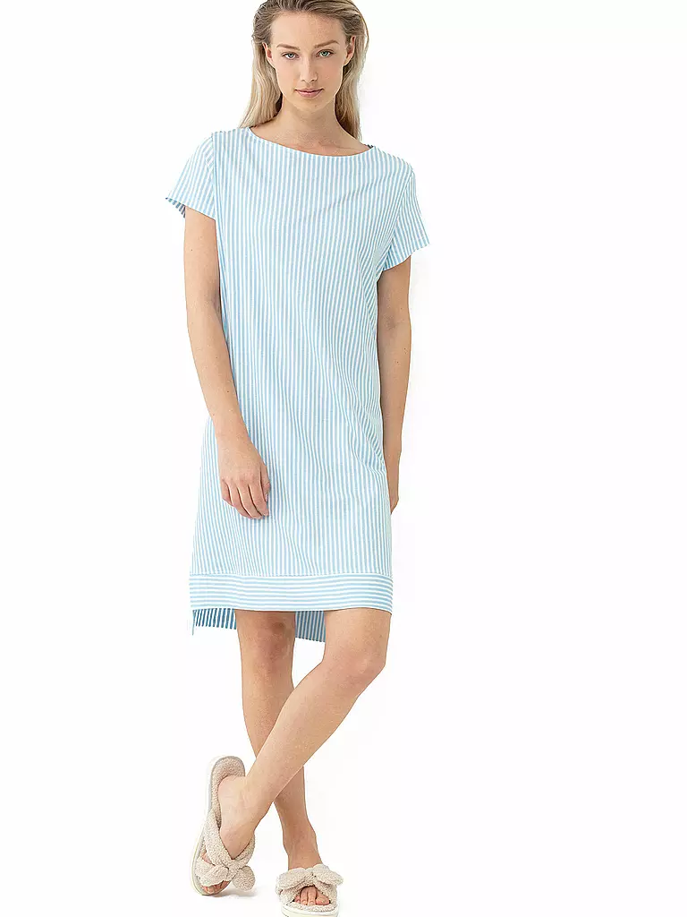 MEY | Camisón - Camisola para dormir | Azul claro