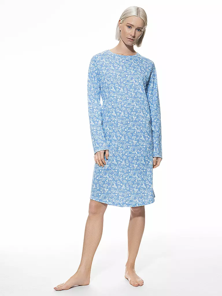 MEY | Camisón - Camisola para dormir | Azul claro