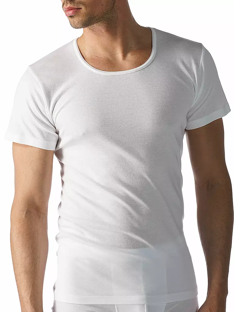 MEY | Camiseta "Casual Cotton" | Blanco
