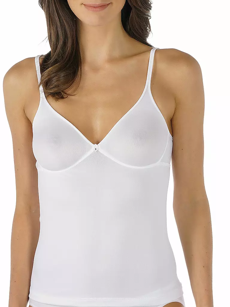 MEY | Camiseta con sujetador EMOTION blanca | Blanco