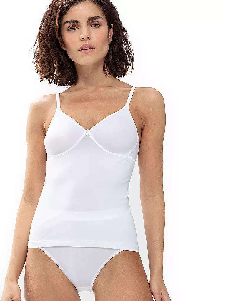 MEY | Camiseta con sujetador EMOTION blanca | Blanco