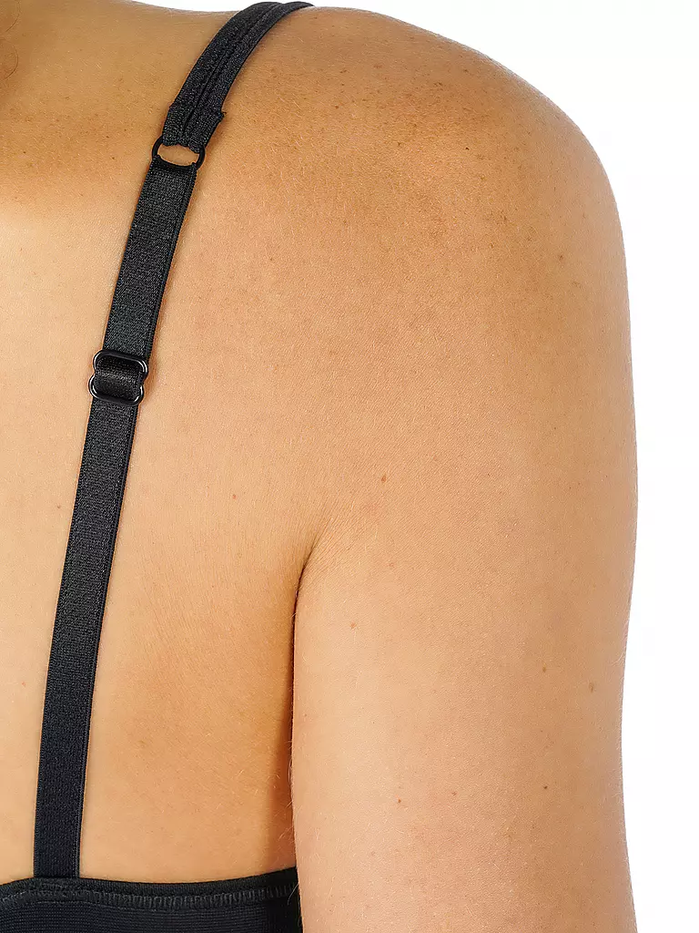 MEY | Camiseta con sujetador EMOTION negro | Negro