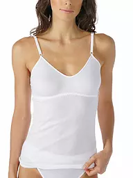 MEY | Camiseta con sujetador NOBLESSE blanco | Blanco
