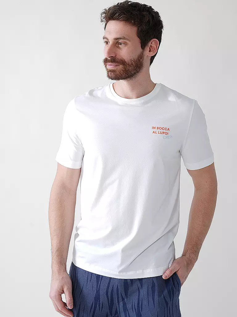 MEY | Camiseta de estar en casa | Blanco