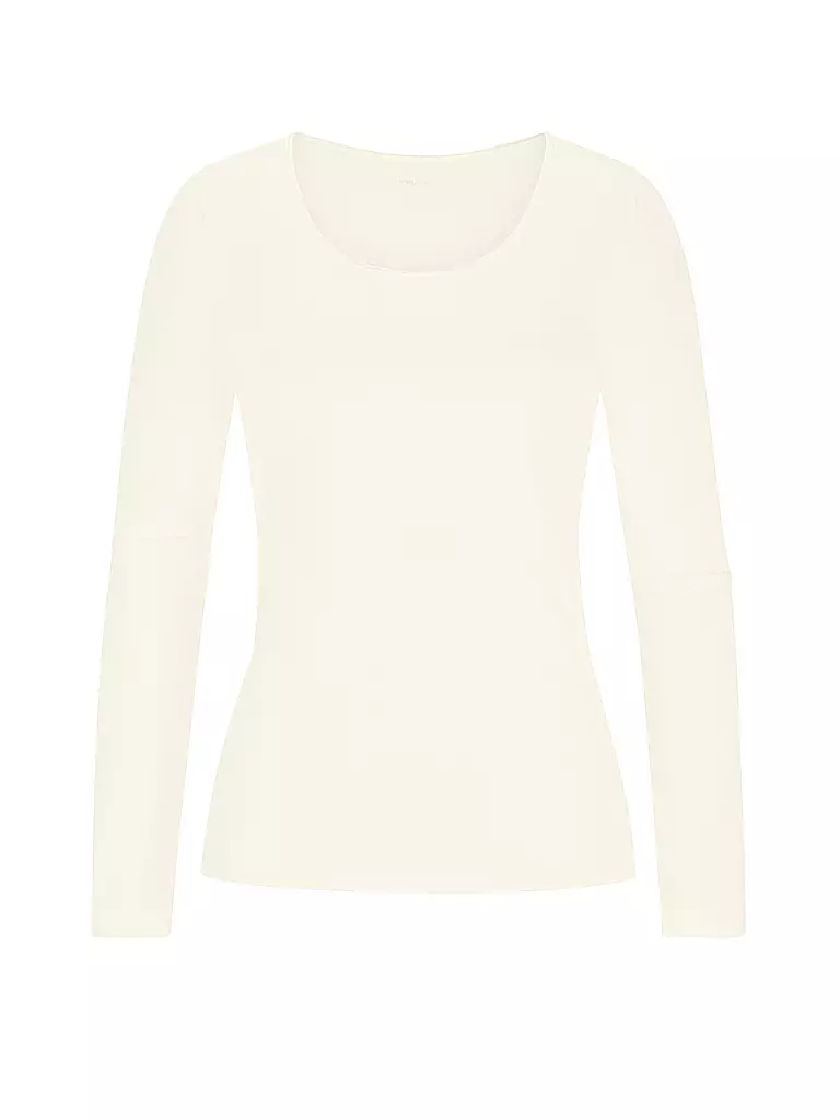 MEY | Camiseta de manga larga EMOTION champán | Crema