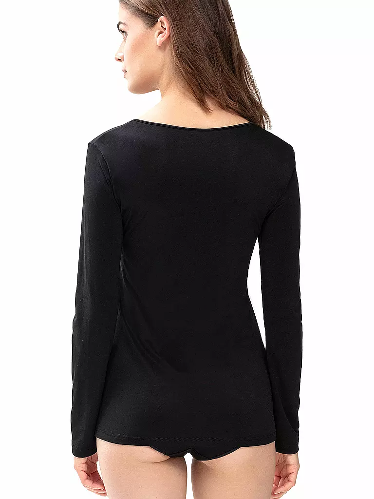 MEY | Camiseta de manga larga EMOTION negra |