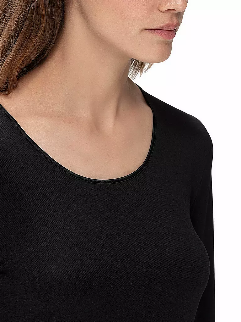 MEY | Camiseta de manga larga EMOTION negra |