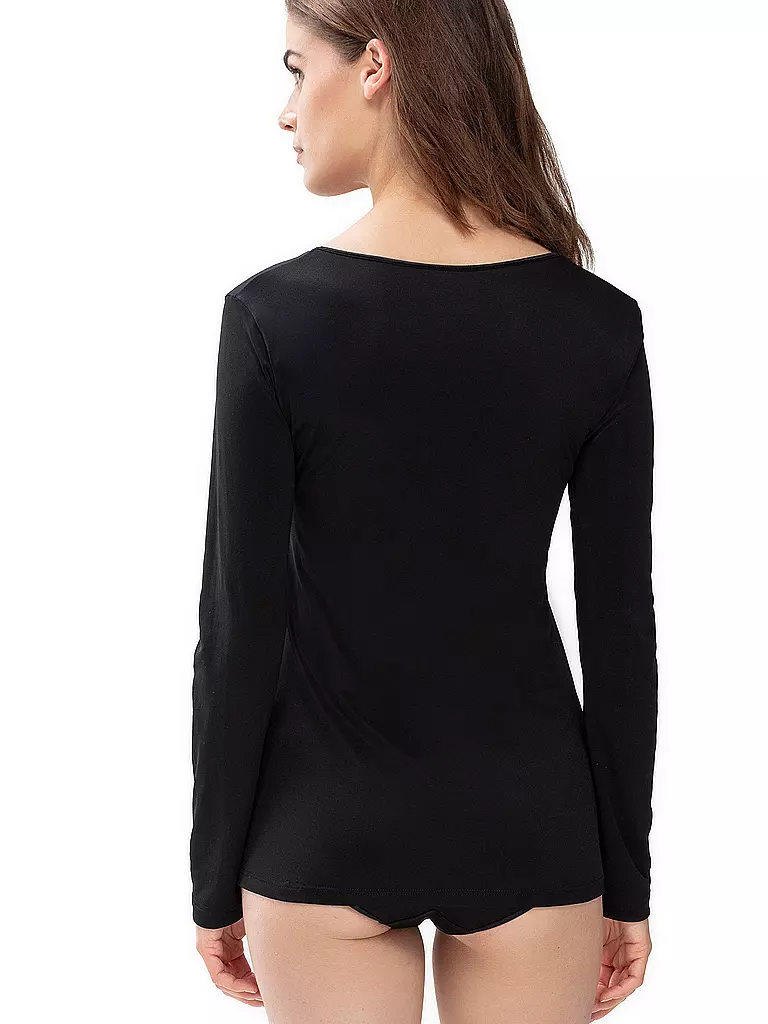 MEY | Camiseta de manga larga EMOTION negra |
