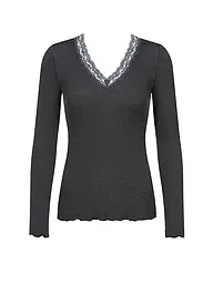 MEY | Camiseta de manga larga WOOL EXPRESSIVE | Gris