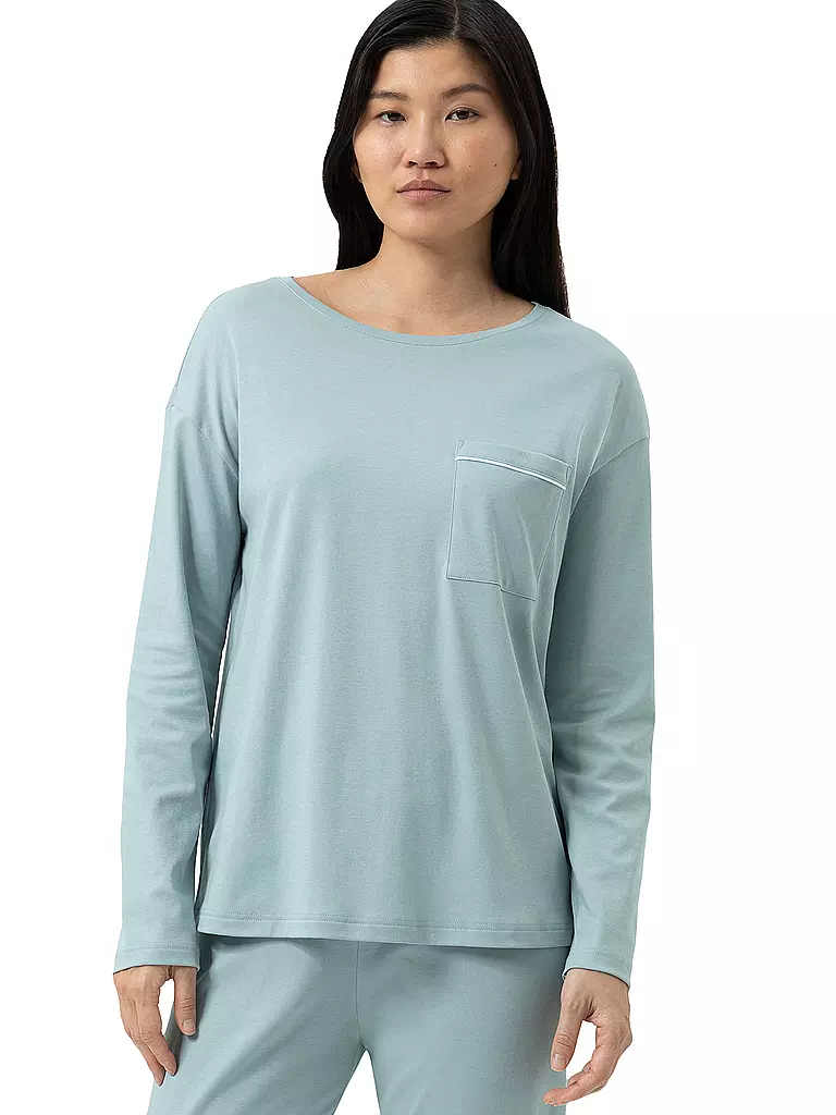 MEY | Camiseta de pijama CLASSY NIGHTS waterscape | Azul claro